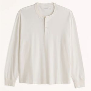 abercrombie and fitch essential long sleeve henley